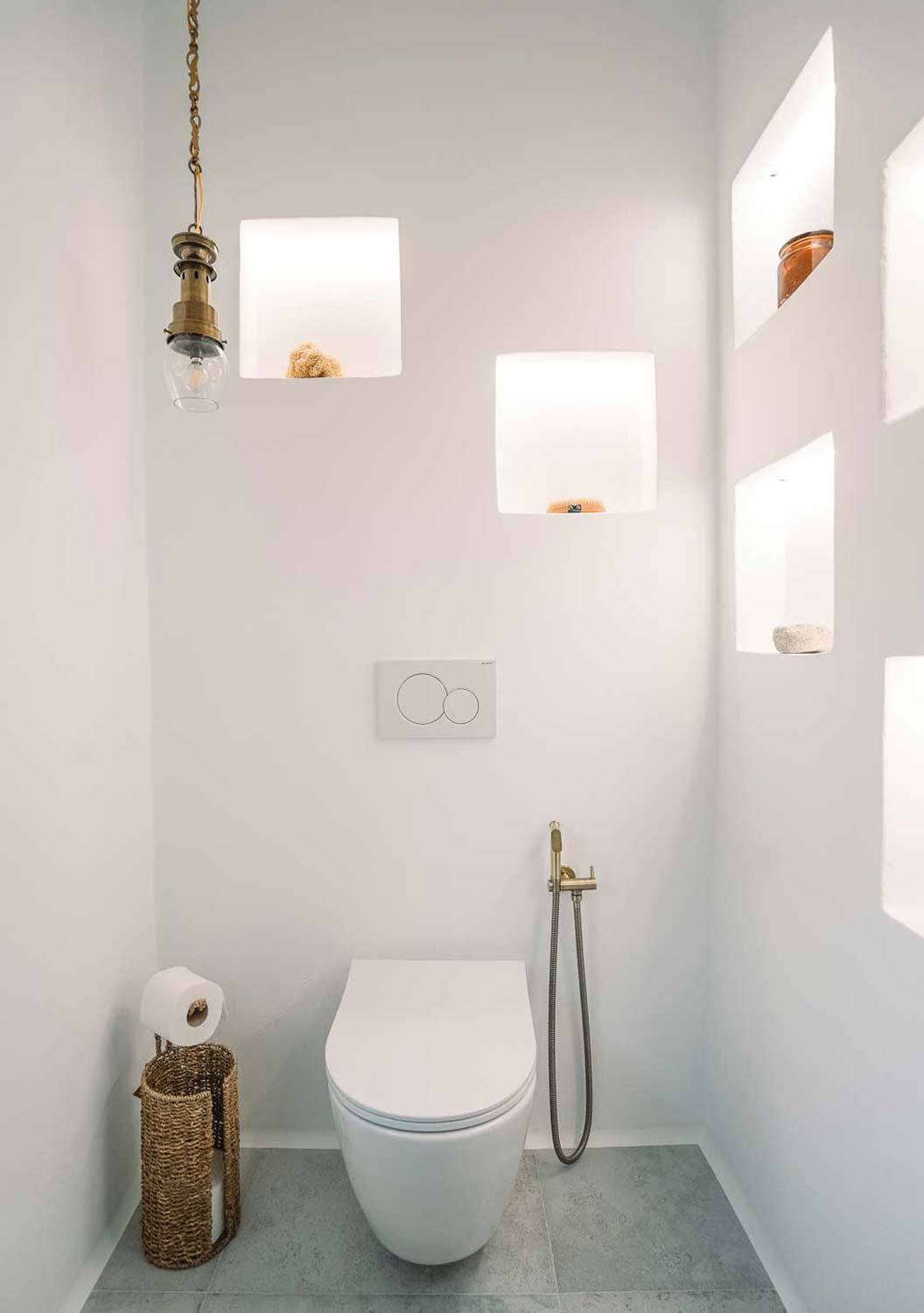 Μοντέρνο μπάνιο στο Aqua maison by the sea στη Σίφνο